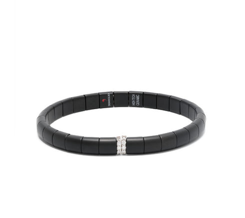 18kt white gold diamond bracelet
